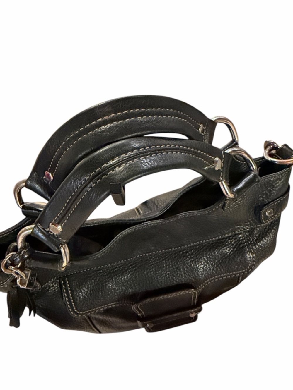 Tommy Hilfiger Leather Crossbody Satchel Bag - Picture 5 of 12